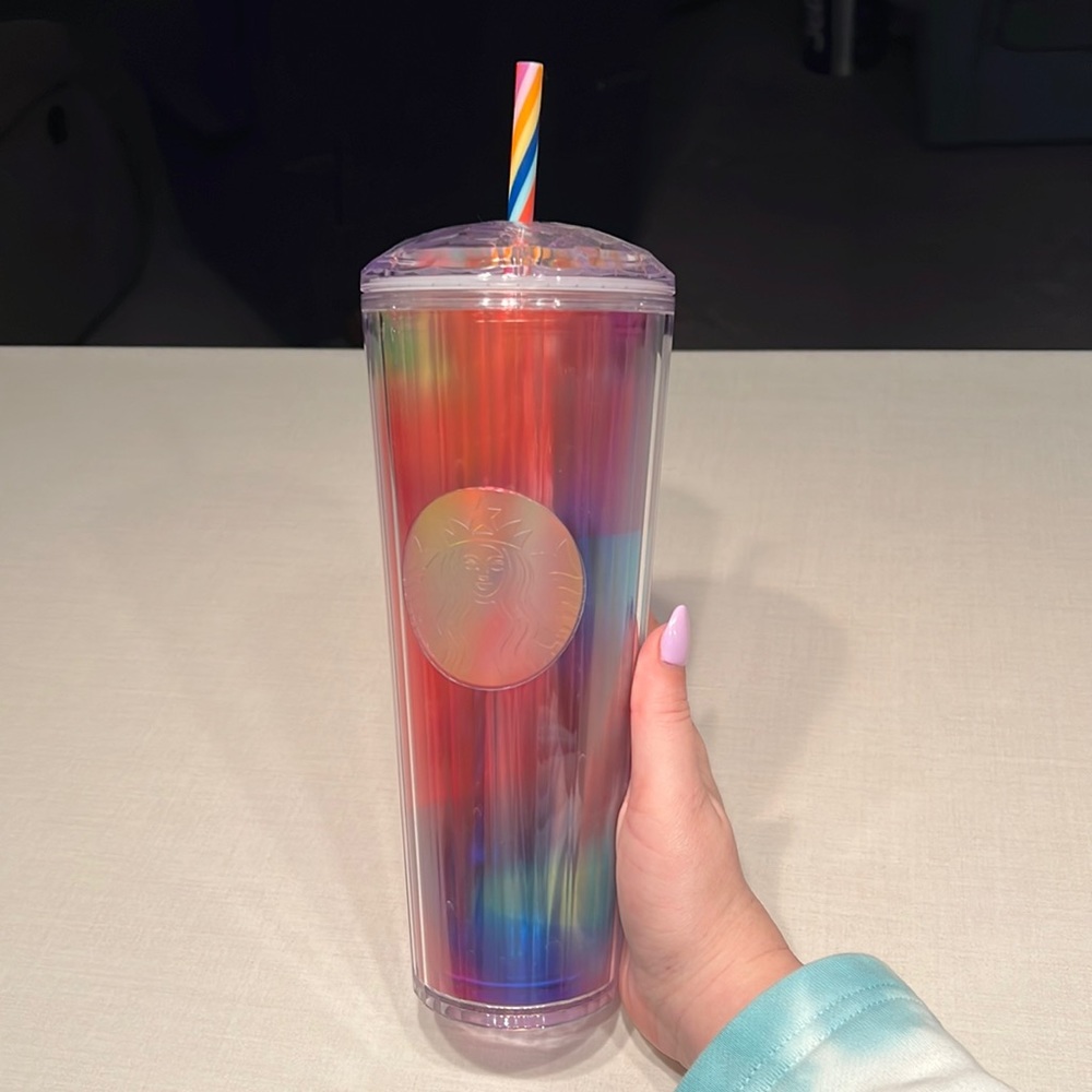 Starbucks Tumbler Iridescent Domed